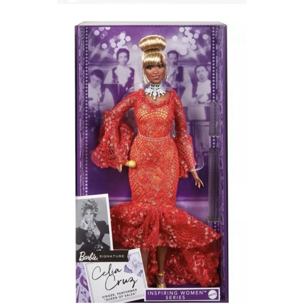 Barbie Signature Inspiring Women Celia Cruz Doll HJX31 NRFB New In Shipper